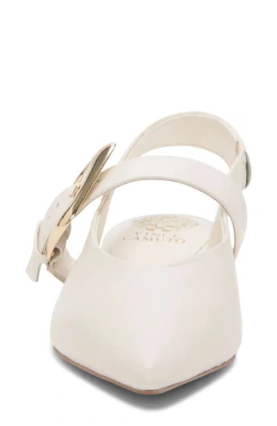 Vince Camuto Amoret Buckle Slingback Mule In Neutral