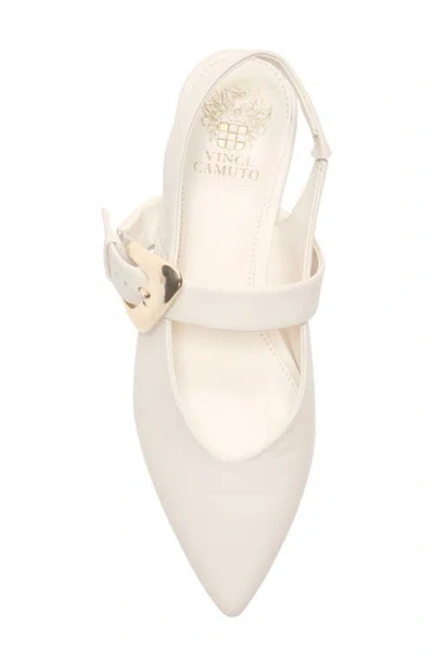 Vince Camuto Amoret Buckle Slingback Mule In Neutral