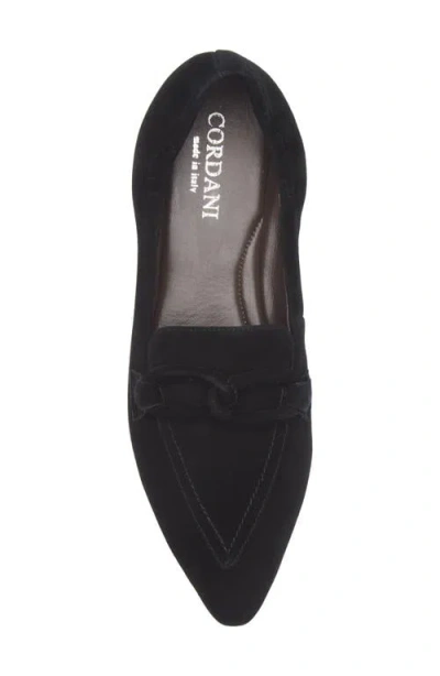 Cordani Miriam Pointed Toe Loafer In Black