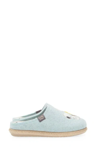 Toni Pons X Snoopy Wool Blend Slipper In Blue
