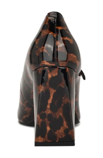 Nine West Women's Sista Mary Jane Pointy Toe Pumps In Animal Print