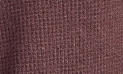 Lucky Brand Women's Waffle V-neck Sweater In Burgundy