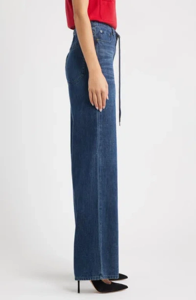 Rails Normandie Drawstring Wide-leg Jeans In Blue