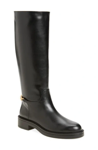 Stuart Weitzman Soluxe Celia Knee High Boot In Black