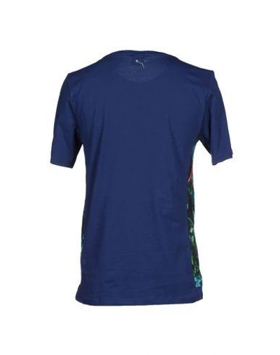 Shop Puma T-shirt In Dark Blue