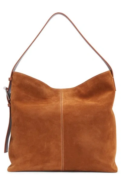 Alexander Mcqueen Mcqueen T-bar Suede Shoulder Bag In Multi