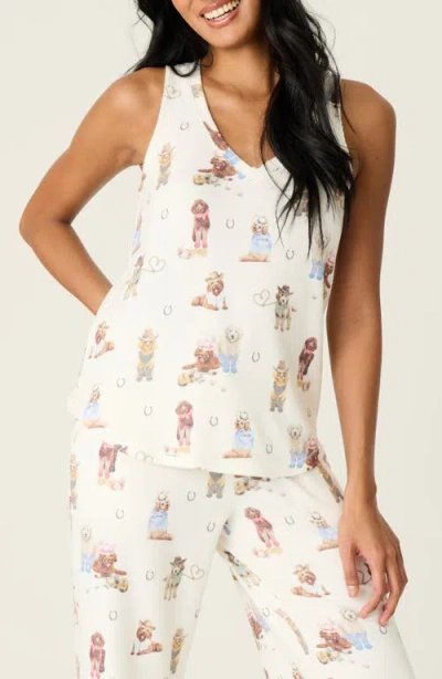 Pj Salvage Ruff On The Range Pajama Tank In Multi