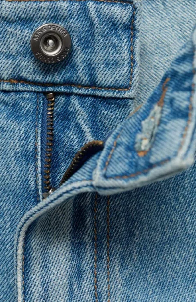 Mango Men's Regular-fit 9" Denim Shorts In Blue