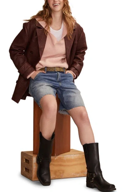 Lucky Brand Women's Cloud Soft Hoodie Sweater In Pink