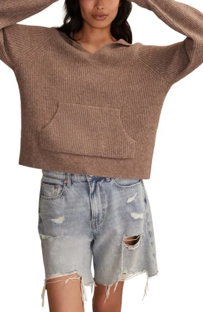 Lucky Brand Women's Cloud Soft Hoodie Sweater In Brown