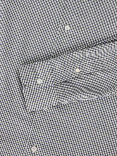Robert Talbott Reynolds Ultra Light Weight Brushed Check Shirt In Gray