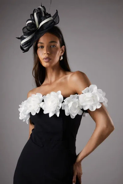 Coast Bardot Wide Leg Jumpsuit In Black