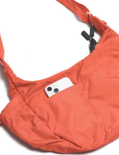 Baboon To The Moon Crescent Crossbody Bag