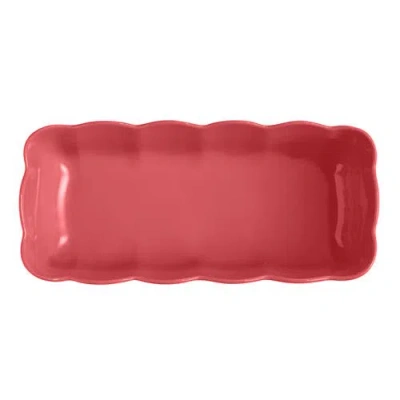 Emile Henry Ceramic Madeleine Loaf Dish In Red