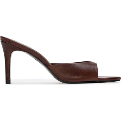 Black Suede Studio Brea 80 Distressed Leather In Brown