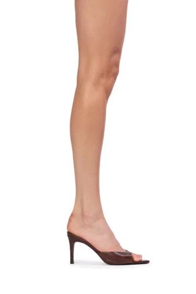 Black Suede Studio Brea 80 Distressed Leather In Brown