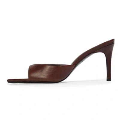 Black Suede Studio Brea 80 Distressed Leather In Brown