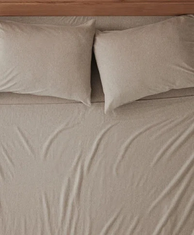 Pact Organic Favorite Tee Jersey Sheet Set In Neutral