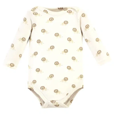 Hudson Baby Five-piece Collection Of Long-sleeve Cotton Bodysuits In Multi