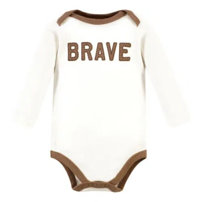 Hudson Baby Five-piece Collection Of Long-sleeve Cotton Bodysuits In Multi