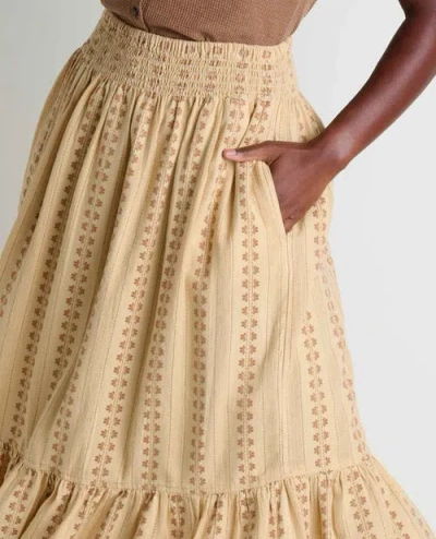 Toad And Co Toad & Co Cipher Midi Skirt In Brown