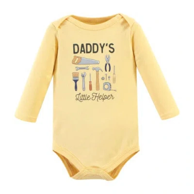Hudson Baby Coordinated 3-piece Outfit With Long-sleeve Bodysuit & Pants In Multi
