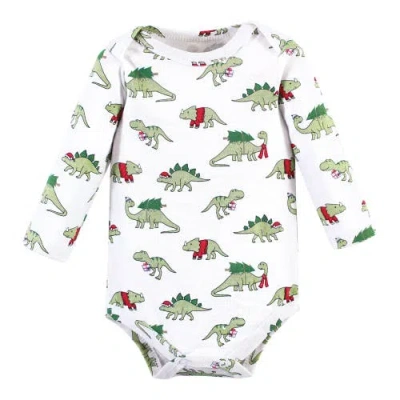 Hudson Baby Coordinated 3-piece Outfit With Long-sleeve Bodysuit & Pants In Multi