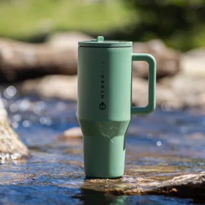 Hydrojug Muted Camo Print 32 oz Insulated Mug In Gray
