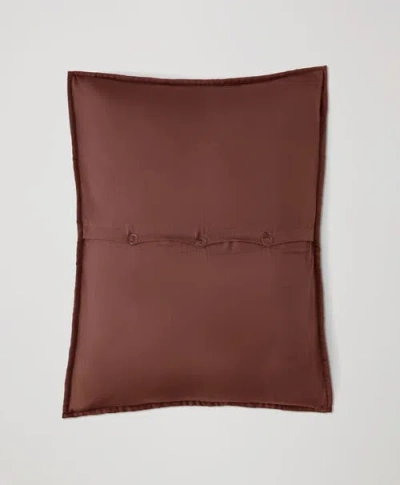 Pact Organic Quilted Sham 2-pack In Brown