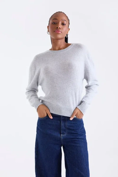1982 Maila Crew Neck Long Sleeve Jumper In Gray