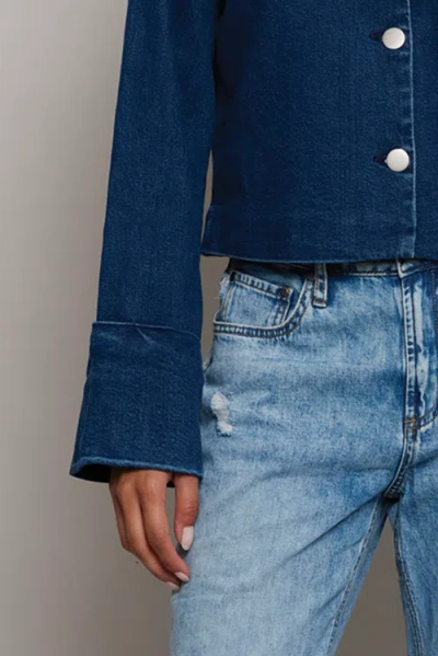 Tt Studios Jane Denim Jacket In Blue