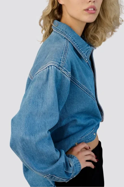 Tt Studios Usher Denim Shirt In Blue