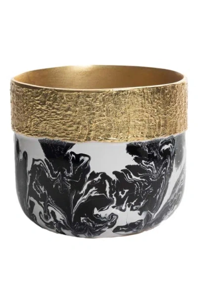 Lunares Bianco Nero Cache Pots In White