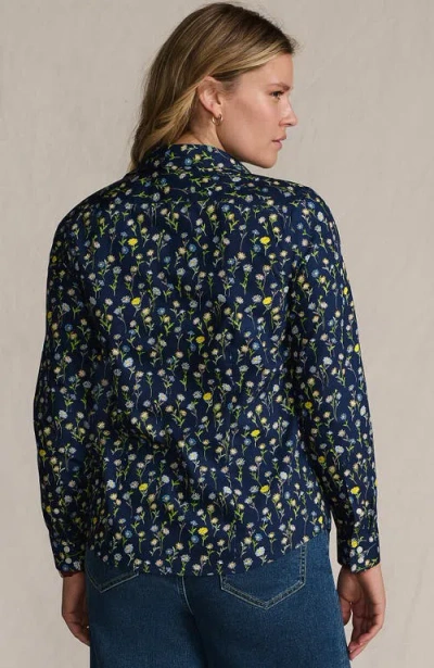 Lands' End Plus Size No Iron Button Front Shirt