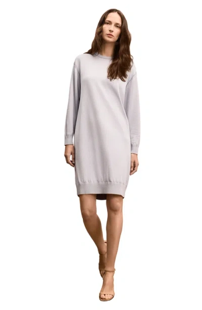 M.m.lafleur M. M.lafleur Cotton Silk Knit Eve Sweater Dress In White