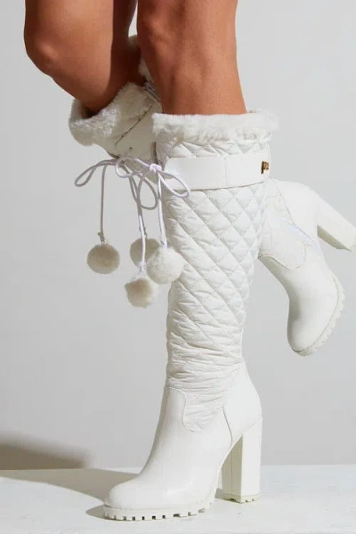 Sparkl Aspen Puffer Boot In White