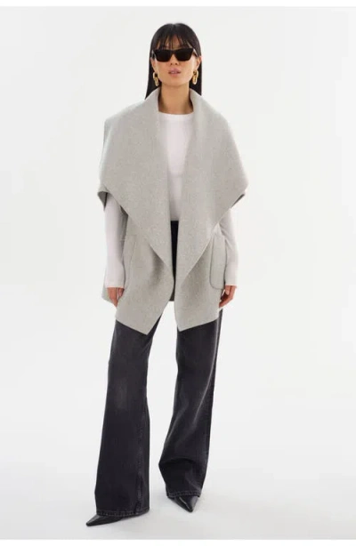 Lamarque Penelope | Double Face Wool Coat In Gray