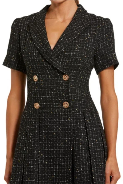 Mac Duggal 81200 Short Homecoming Pleated Blazer Mini Cocktail Dress In Black