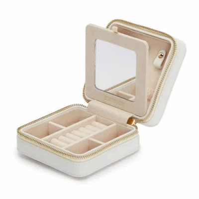 Wolf Maria Small Zip Case In White