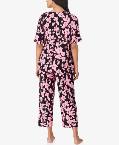 Ellen Tracy 2pc Wide Leg Pajama Set In Pink
