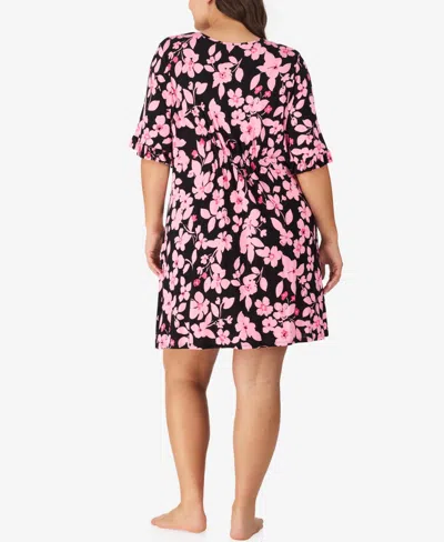 Ellen Tracy Women's V-neck Flutter Sleeve Tunic In Pink