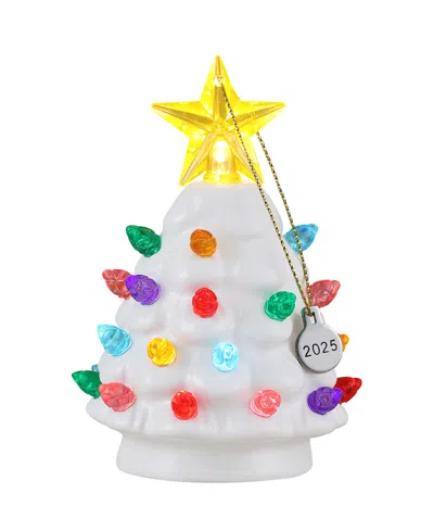 Mr. Christmas 4" Nostalgic Christmas Tree With 2025 Charm In Multi