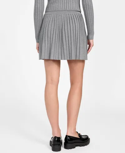 Guess Women's Pleated Miranda Sweater Skirt In Gray