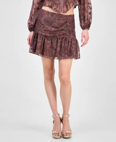 Guess Women's Seiah Mini Skirt In Brown