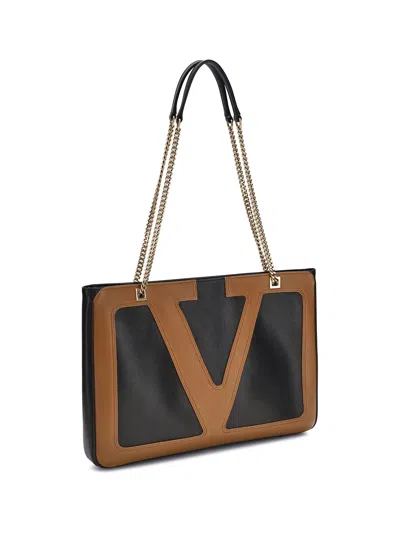 Valentino Superstar Rectangular Chain Handle Shoulder Bag In Multi