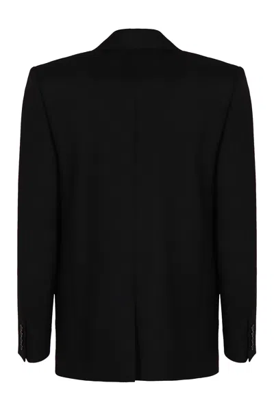 Saint Laurent Jackets And Vests In Black