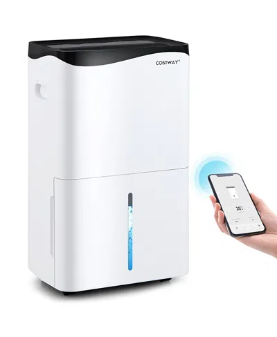 Costway 100-pint Dehumidifier For Home & Basements With Smart App & Alexa Control In Multi