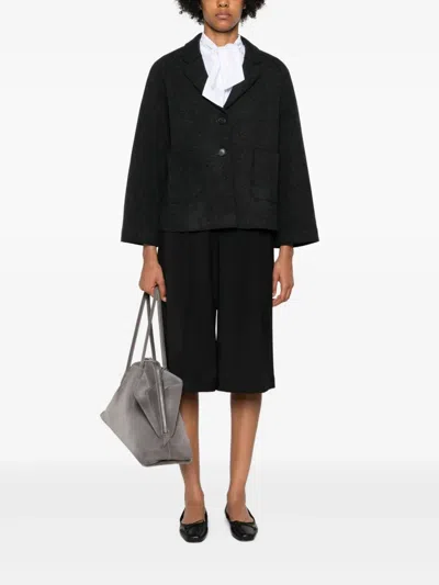 Rosso 35 Patch-pocket Wool Jacket In Black