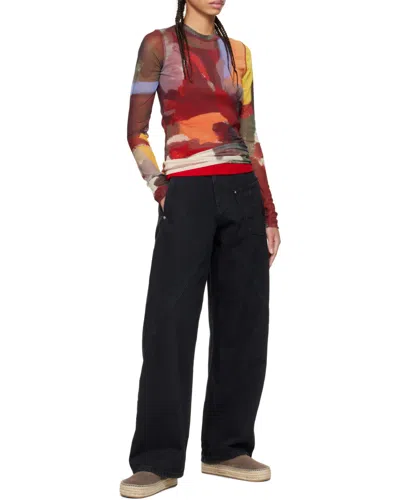 Jw Anderson Suede Espadrille Platform Sneakers In Brown