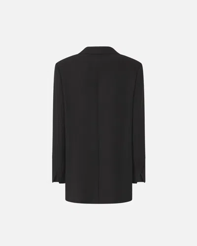 Pinko Oversized Stretch Blazer In Black